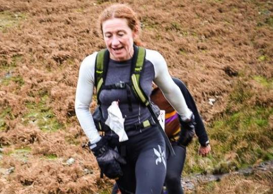 Image of Rachel fell running