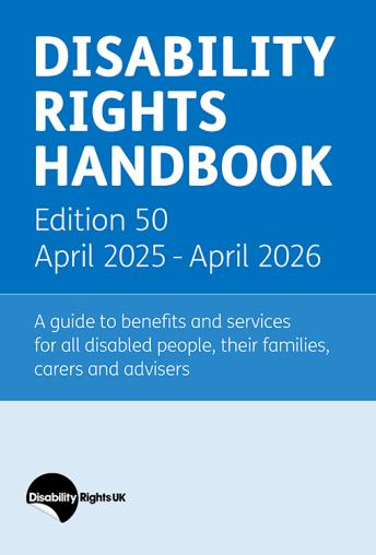 Disability Rights Handbook Edition 50